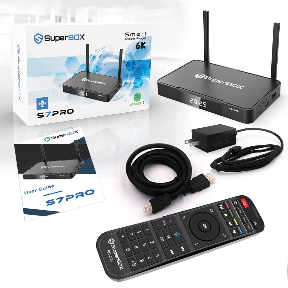 SUPERBOX S7 PRO TV BOX 6K Ultra HD Authorized Dealer Free Ship Message To Me