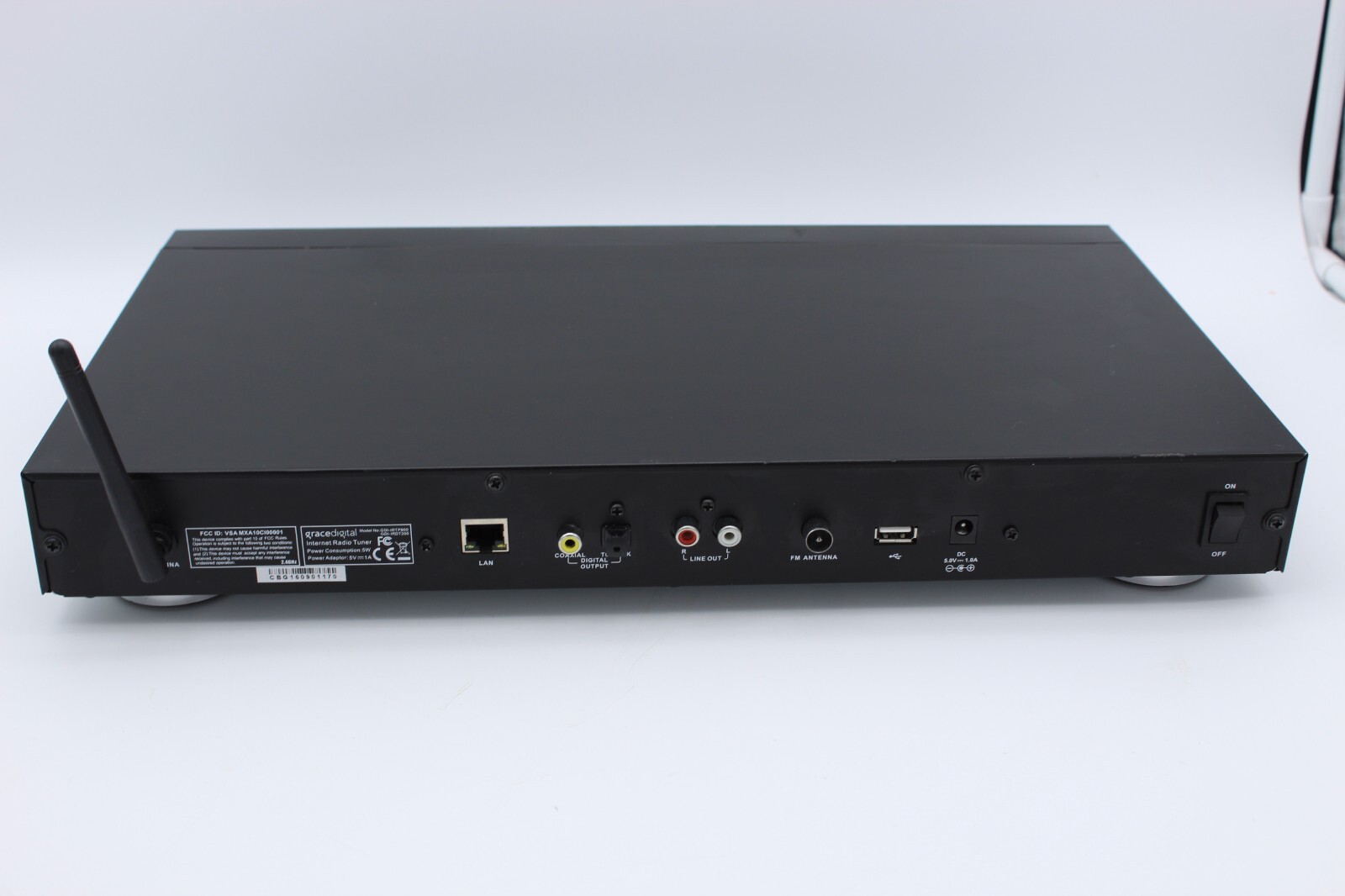 GraceDigital Audio Media Streamer Internet Radio Tuner GDI-IRDT200 No Power Cord