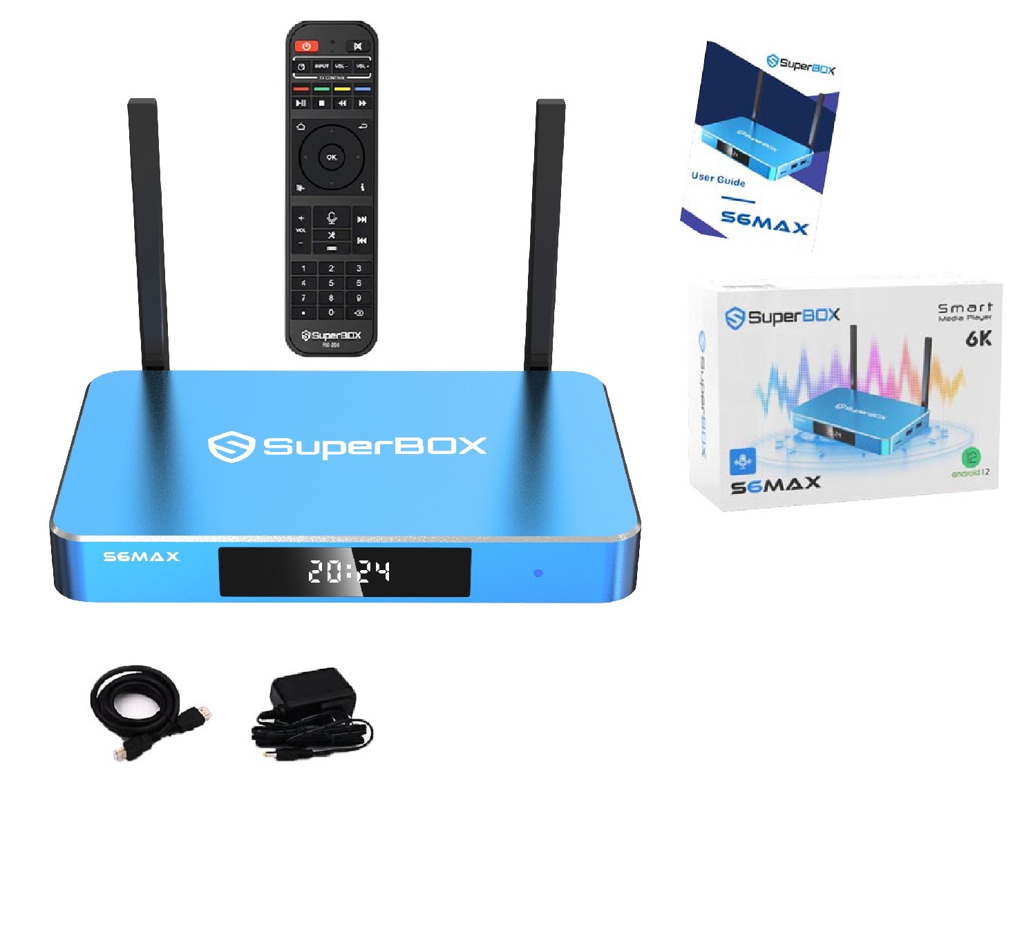 Superbox S6 Max Streaming Media Player 6K HD Authorized Reseller Free Ship