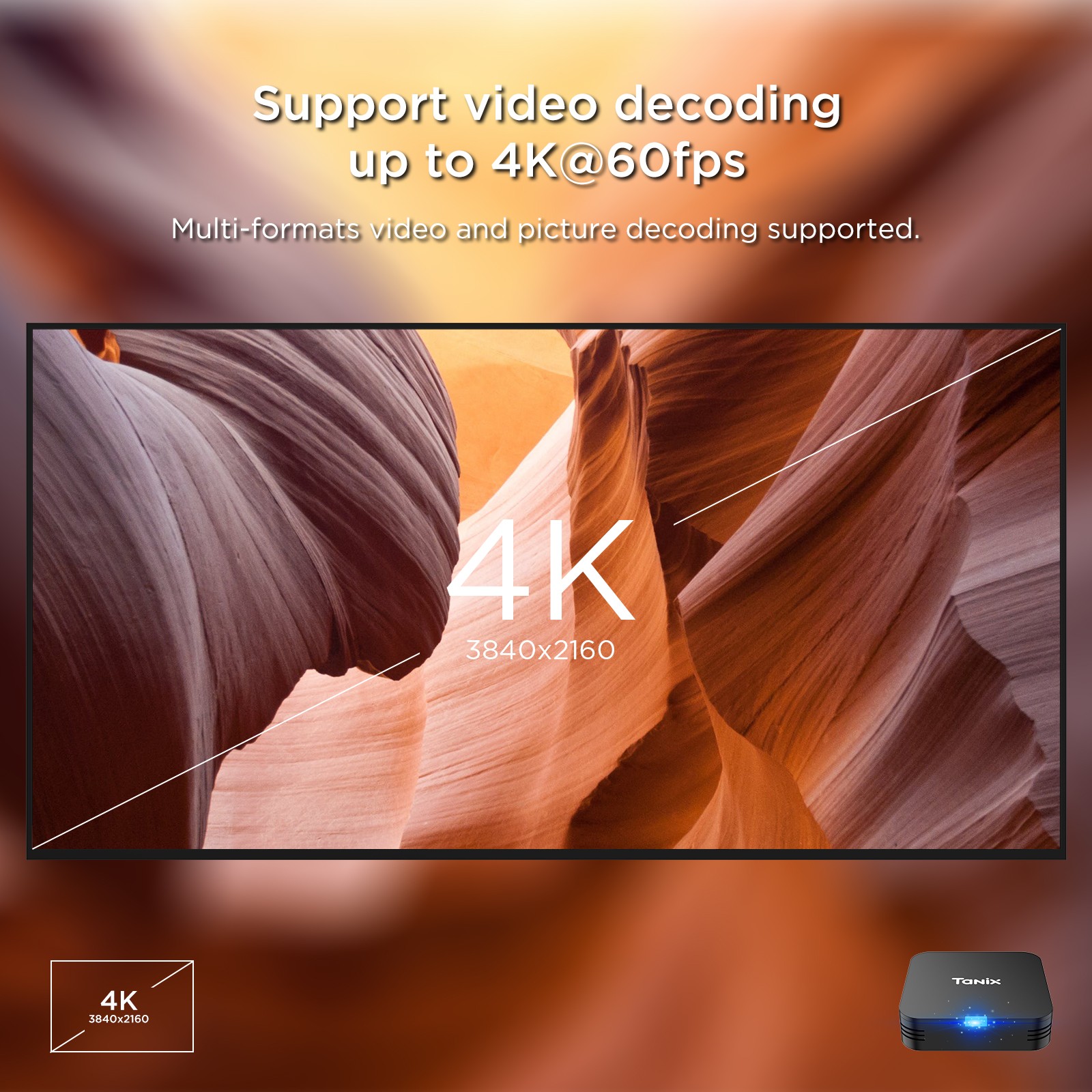 TV Box 2.4G Wifi Mi