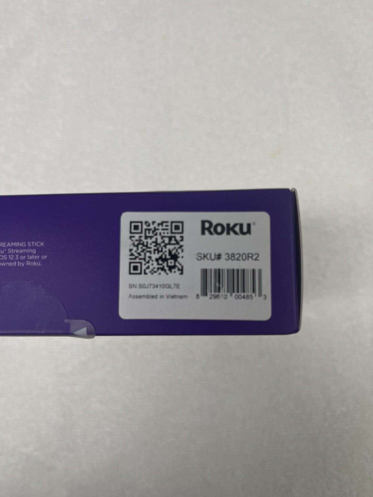 Roku Streaming Stick 4K/HDR/Dolby Vision Streaming Device with Roku Voice Remote