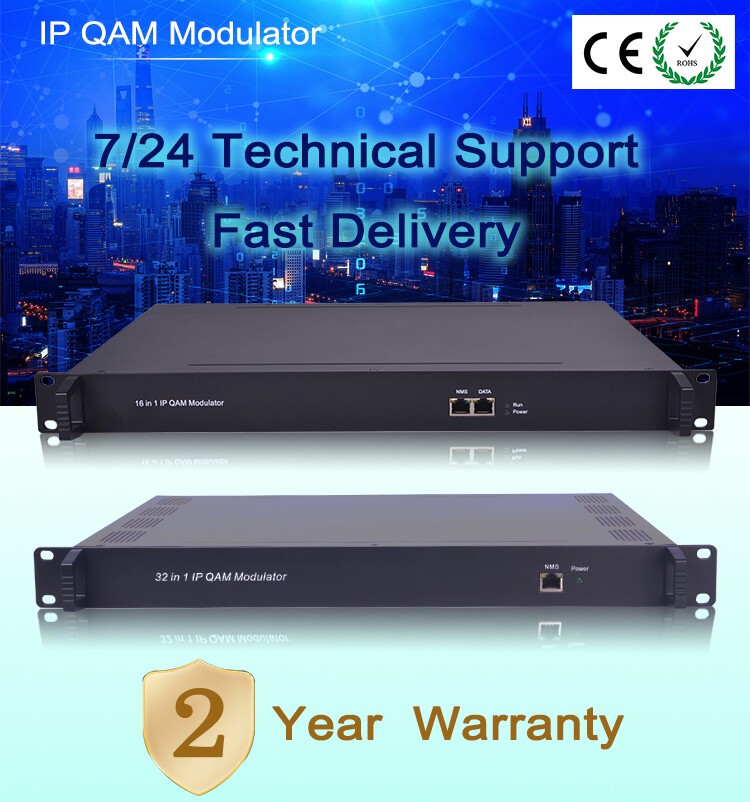 Profession Digital IP To RF ISDB-T DVB-T ATSC DVB-C 3 QAM Modulator