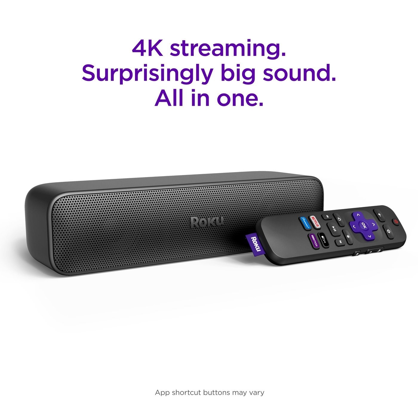 NEW IN BOX – Roku Streambar SE 2-in-1 TV Soundbar Built-in 4K Streaming – 9104R