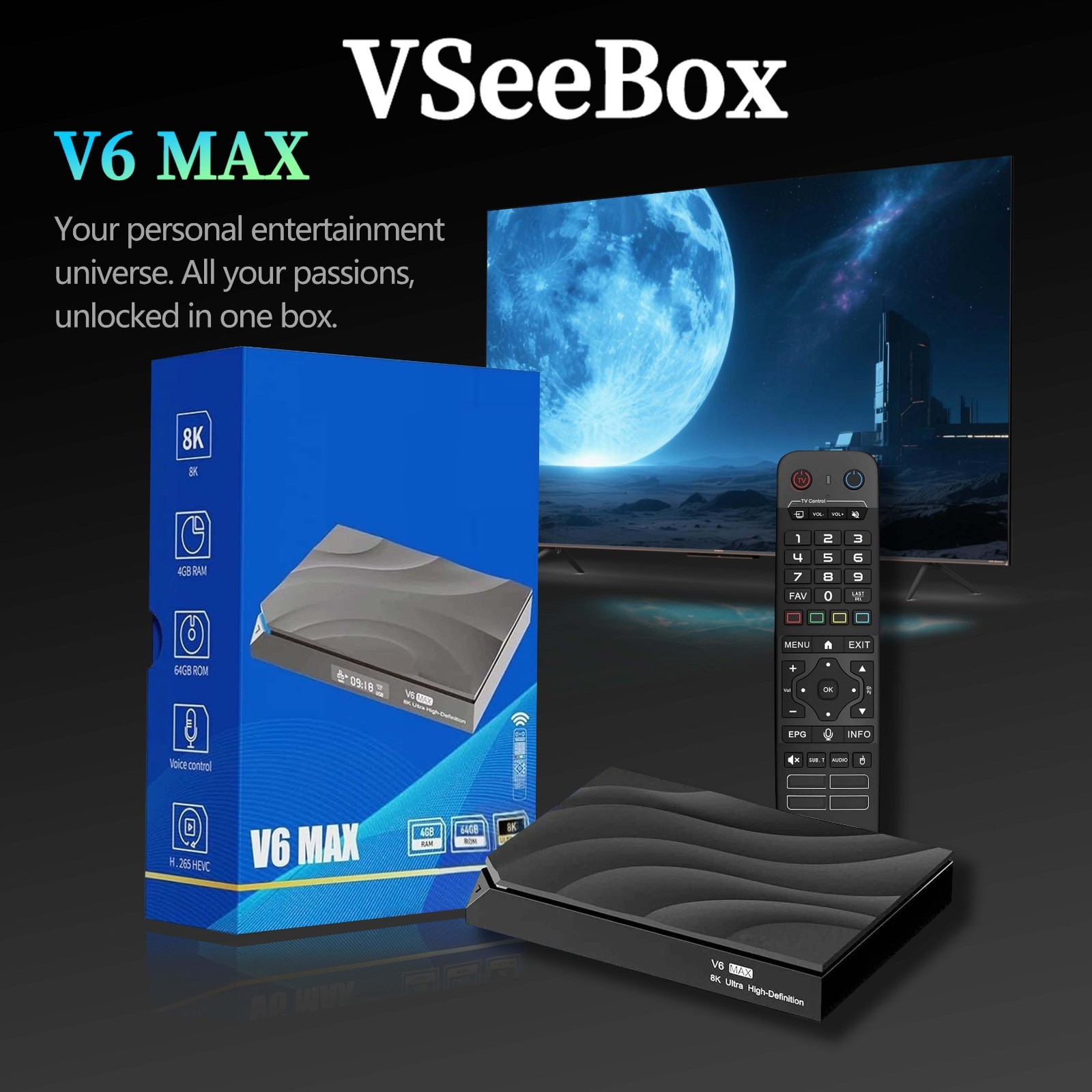 VSee Box V6 Max- NEW IN BOX – SUBMIT OFFER FOR BEST PRICING🔥 🔥