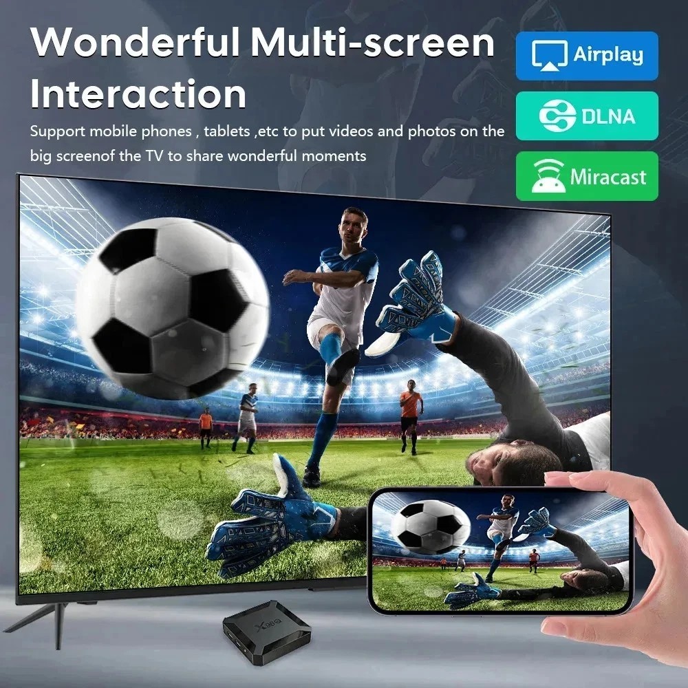 Android 10.0 TV Box X96Q Quad Core HD 4K Media Stream Player Mini PC 2.4G WiFi