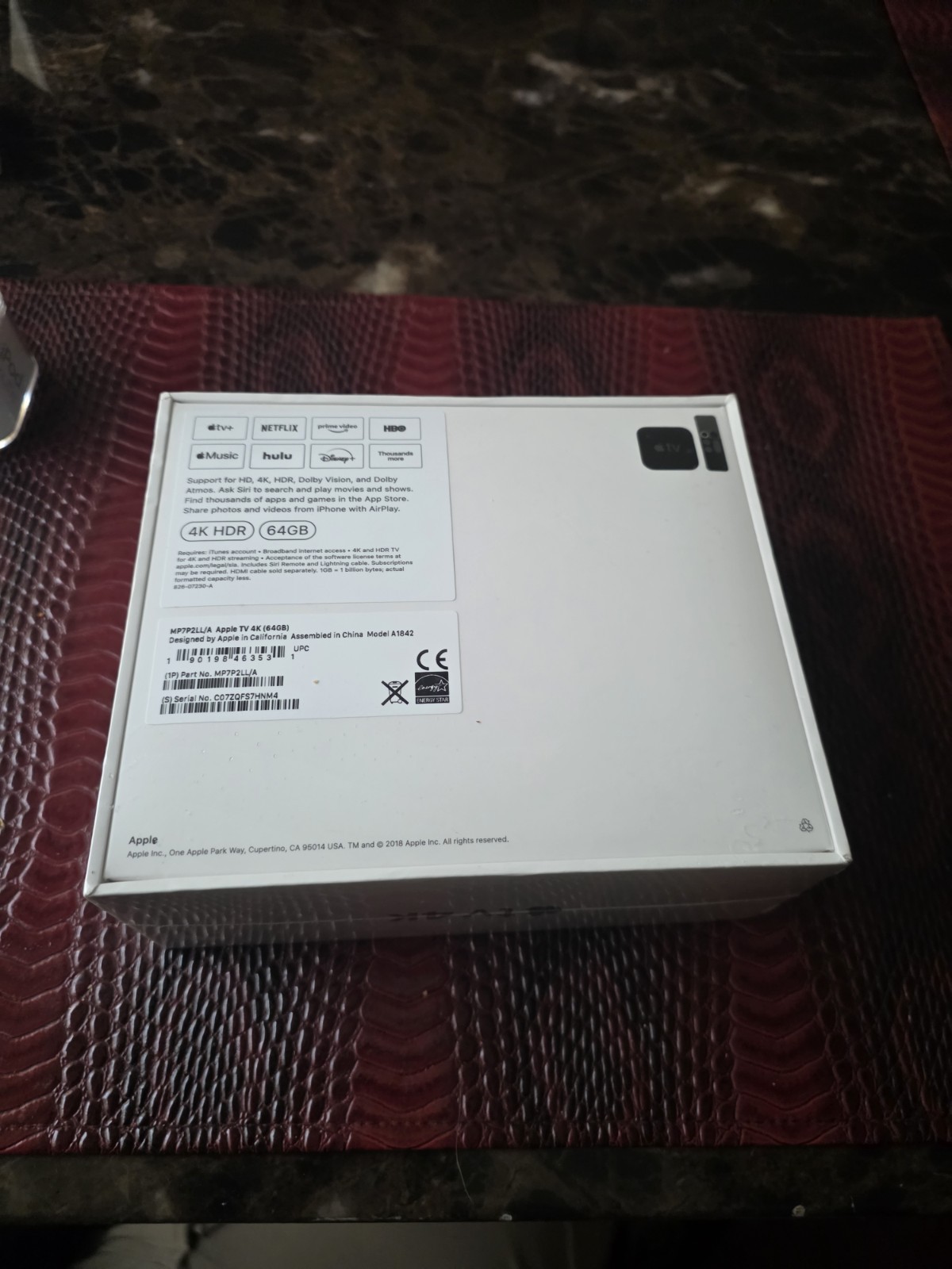 Brand New Factory Sealed Apple TV 4K 64GB A1842 MP7P2LL/A – Unopened
