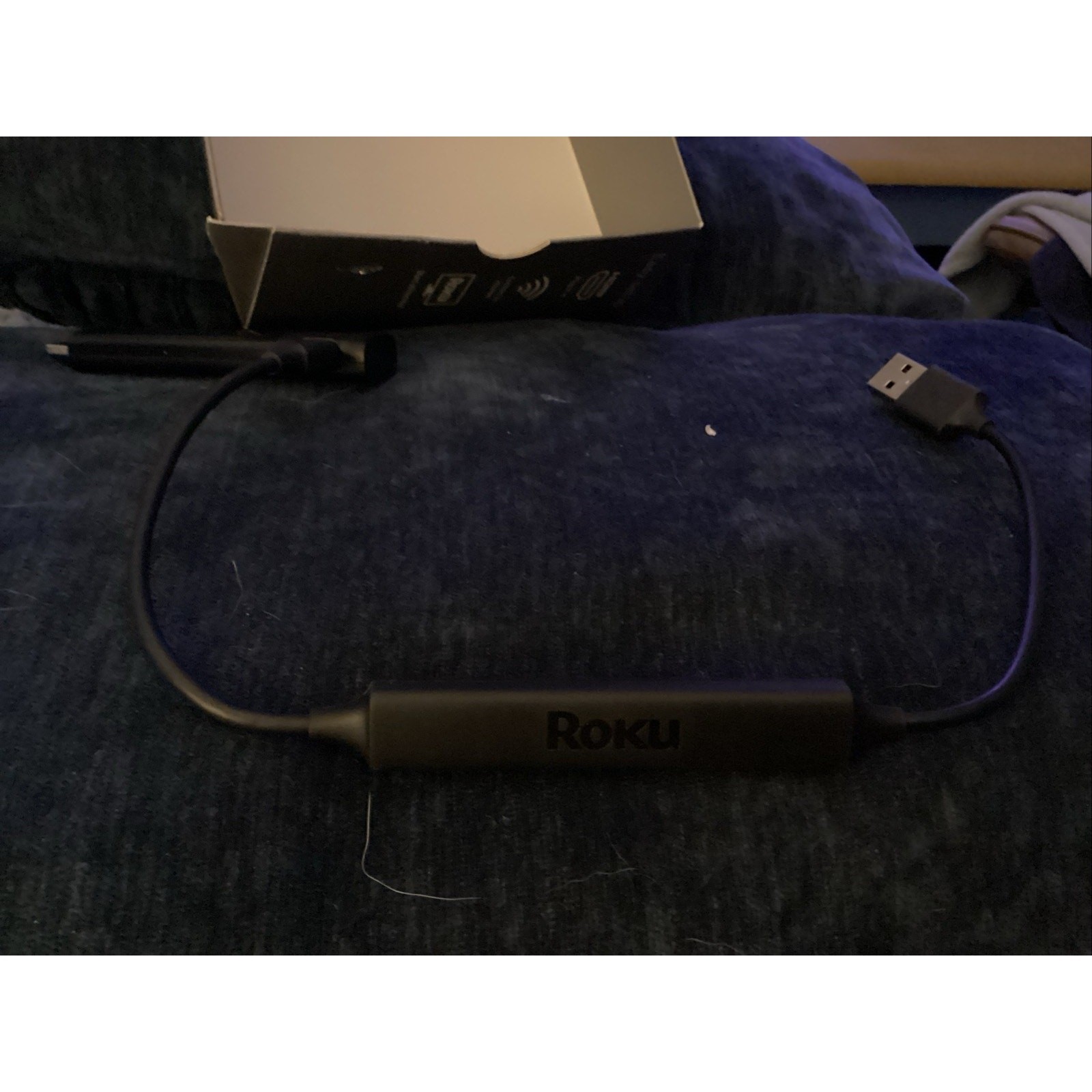 Roku Streaming Stick Plus 3810R – 4K Streaming Media With USB Cable