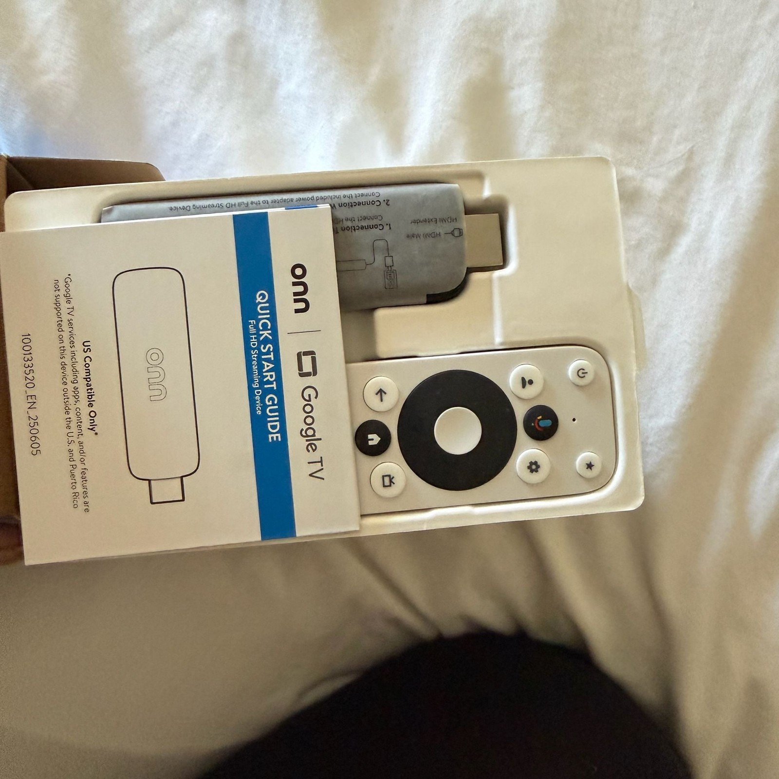 onn. Full HD Streaming Device Google TV
