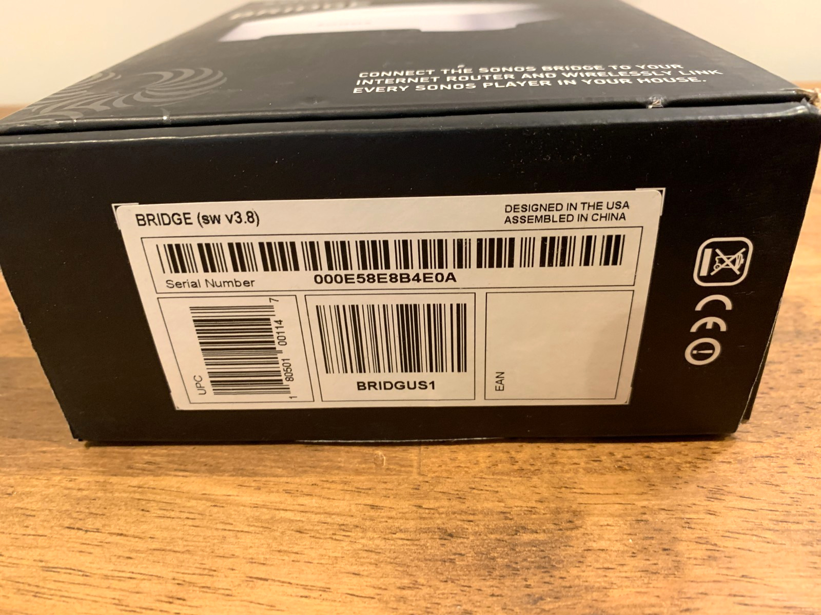 Sonos Bridge Wireless HiFi System – White