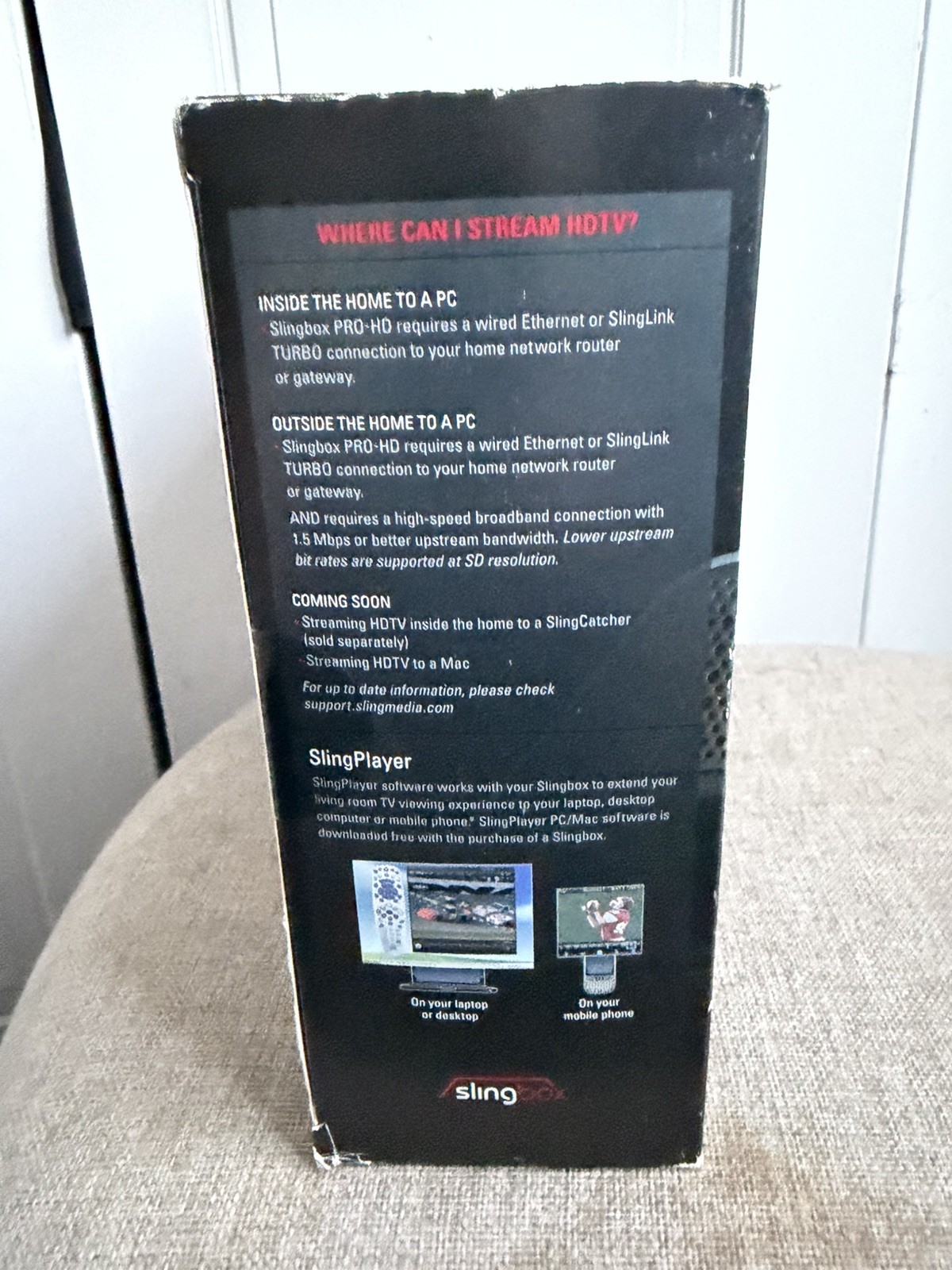 2008 Sling Media Slingbox Pro-HD Model – Digital Media Streamer Box (SB300-100)