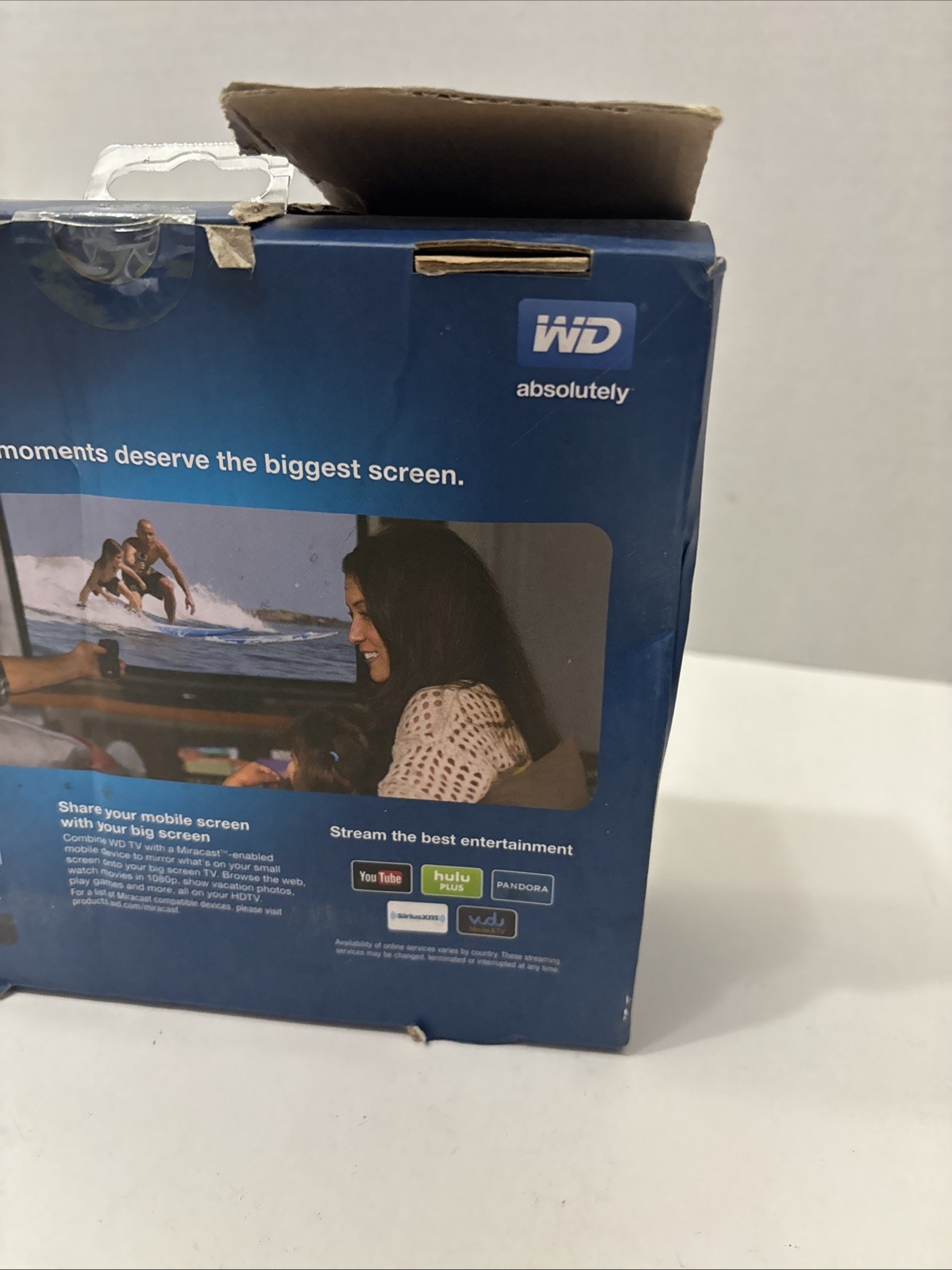 WD MN0000BK-00 TV MEDIA PLAYER C3H WDBY Brand New Sealed Box Wear