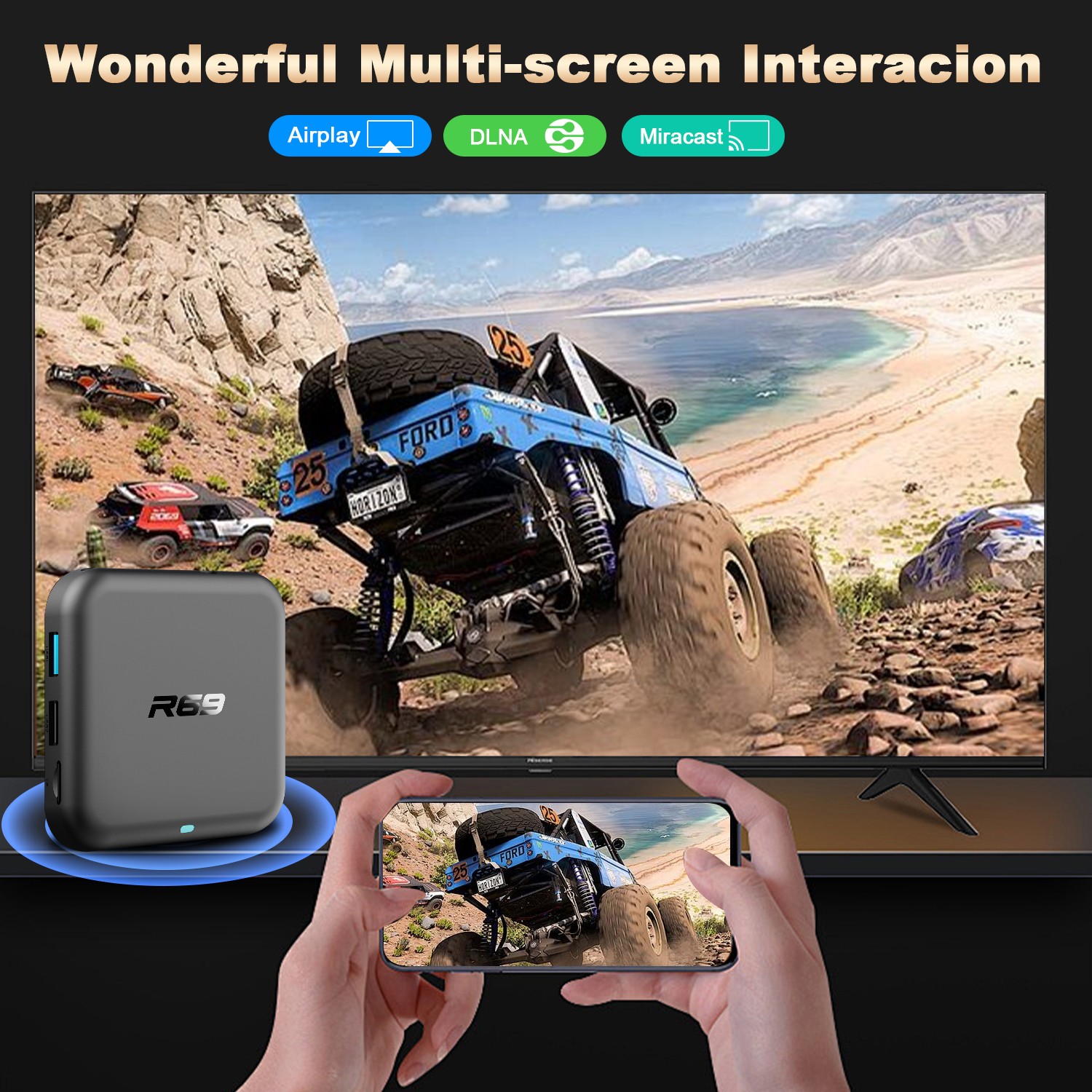 TV Box Support 4K RK3518 Bluetooth