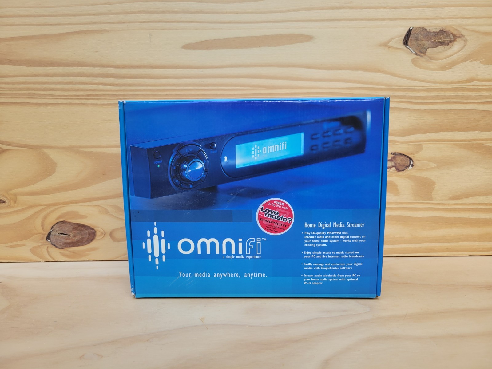 Omnifi DMS1 Wi-Fi Home Digital Media Streamer MP3/WMA Music Digital Media Player