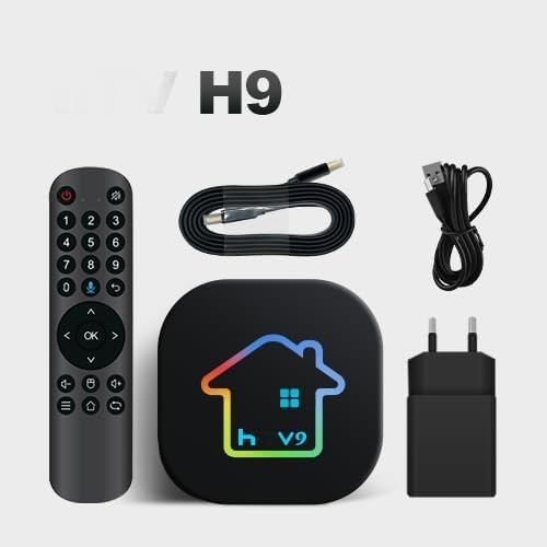 Brand New HTV 9 H9 Brazil TV Box 4K Ultra HD 16GB/2GB Android 14 Voice Control