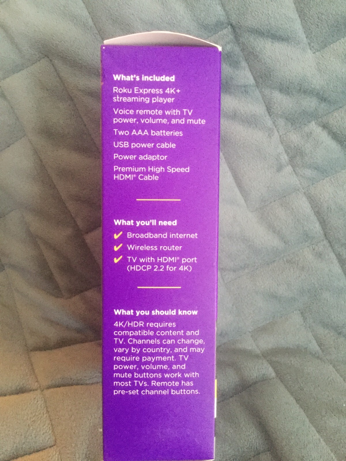 ROKU EXPRESS 4K+ GRAY – BRAND NEW IN BOX