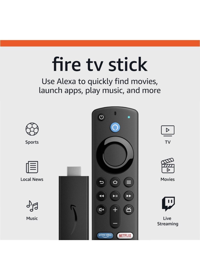 2023,Latest Fire TV Stick 4K UHD streaming device, Wi-Fi 6, Alexa Voice Remote