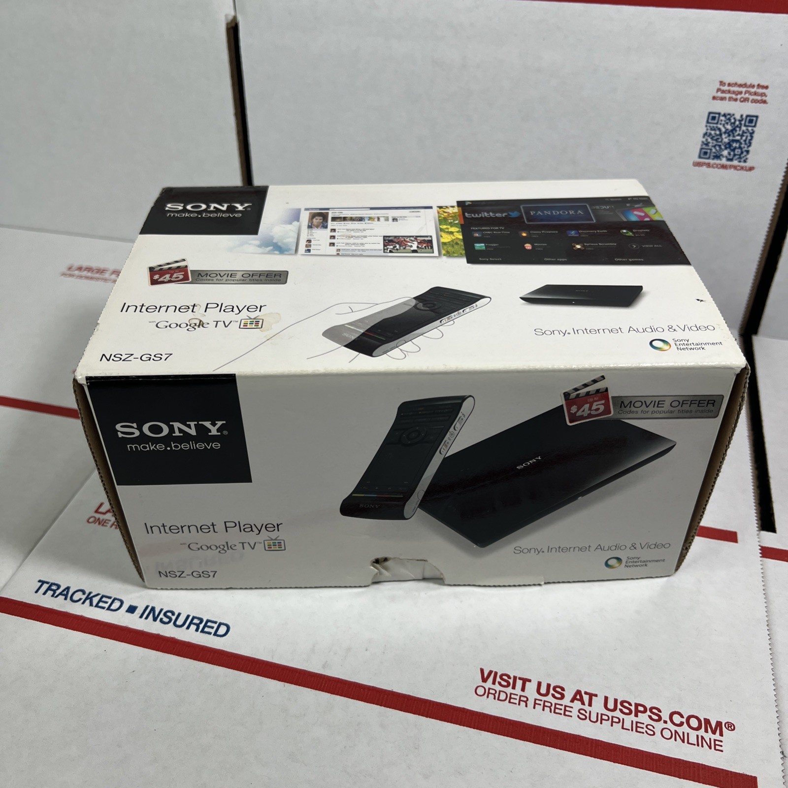 NEW Sony Internet TV Digital Media Streaming NSZ-GS7 – SAME DAY SHIP – WARRANTY