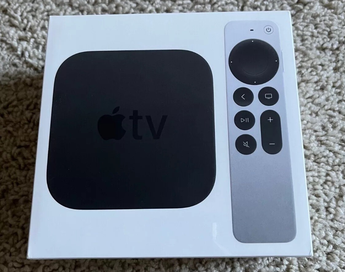 Apple TV HD 1080p 32GB 2nd Gen w/ Siri Black MHY93LL/A (A1625) | Factory Sealed