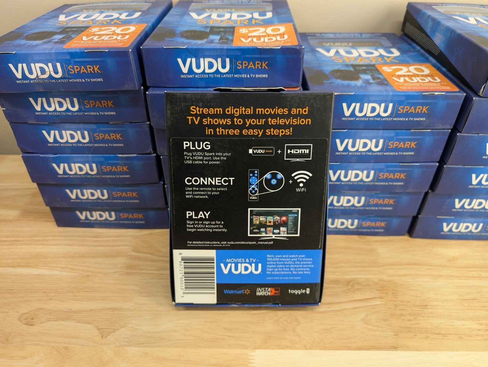 Lot of 24 – VUDU SPARK Digital Media Streamer – HDMI Streaming Stick