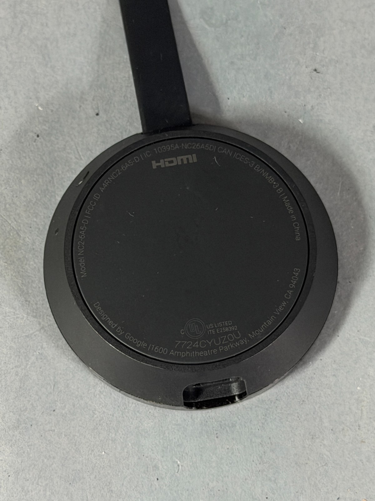 Google Chromecast Ultra 4K HDR TV streamer Open Box GA3A00403A14 & NC2-6A5-D