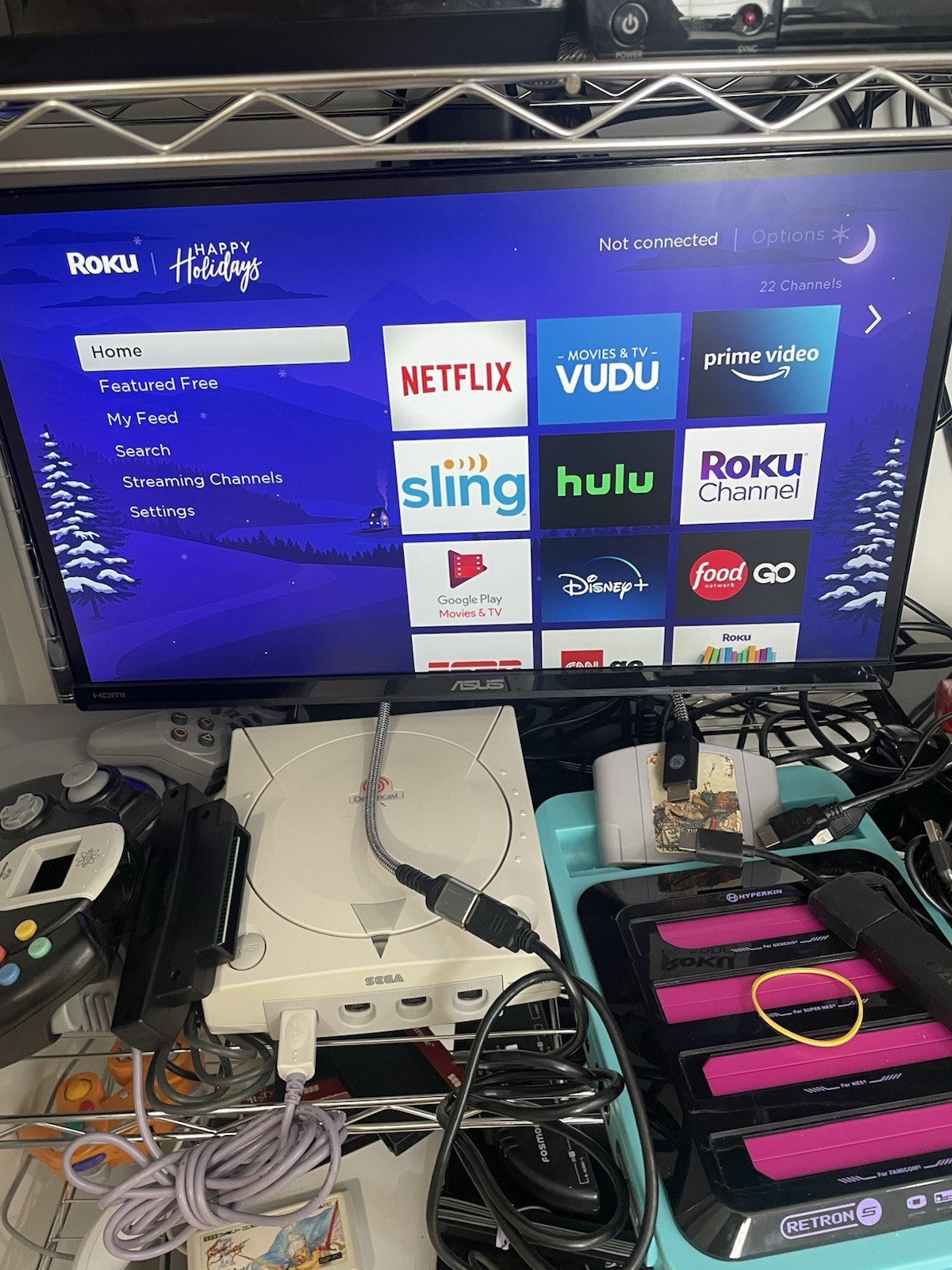 Roku Express 3960X HD Media Streamer Tested Working