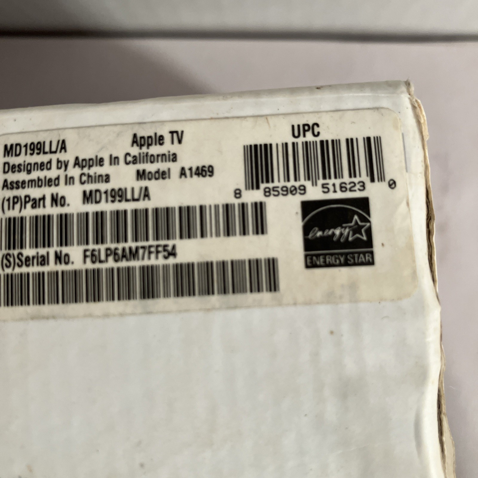 Apple TV 3rd Generation A1469 Media Streamer Remote Box Paperwork