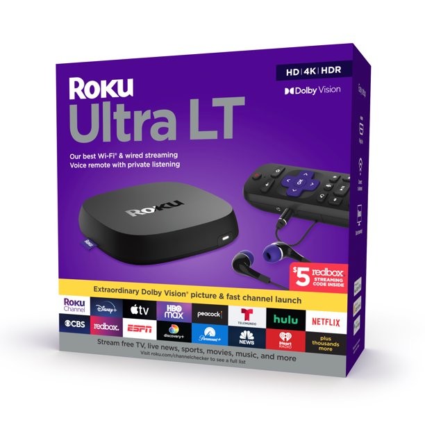Roku Ultra LT 4K Streaming Device (2022) | Brand New |