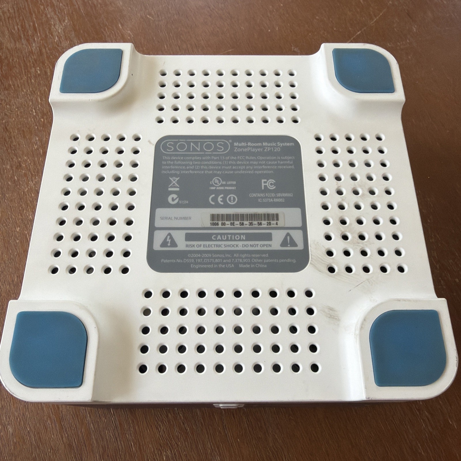 Sonos ZonePlayer 120 Streaming Audio Player – ZP120 (Untested)