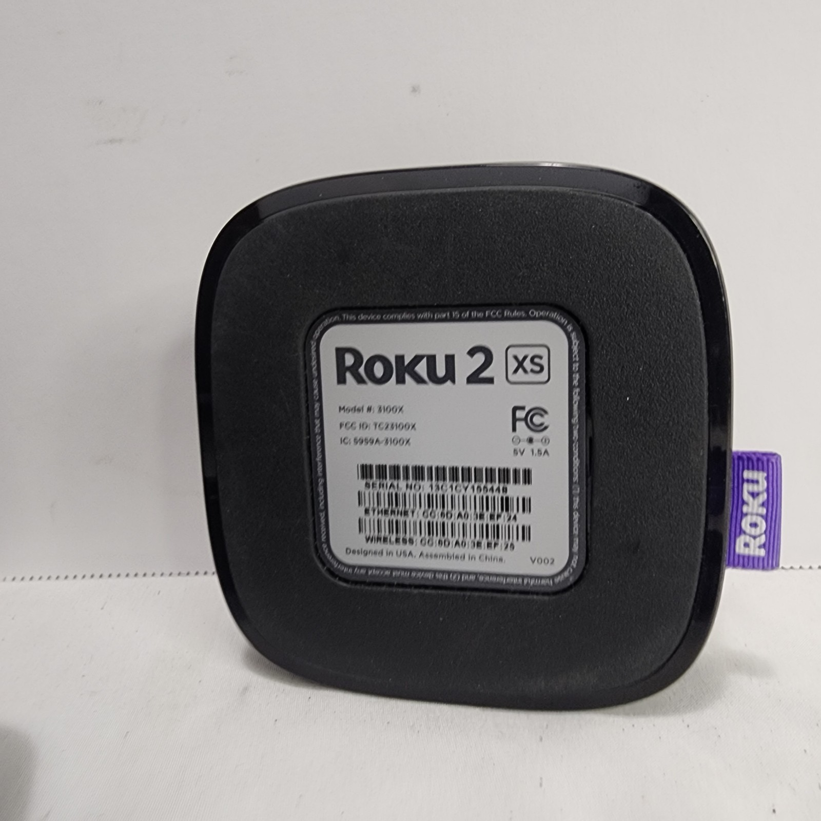 Roku 2 XS 2nd Generation Media Streamer 3100X – Remote + Lanyard & Power Supply
