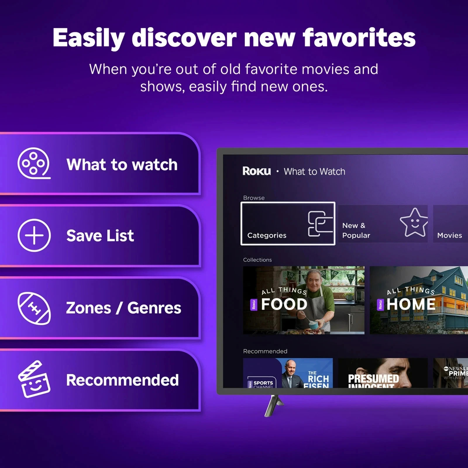 Roku Streaming Stick Plus 2025 – 4K & HDR Roku Streaming Device for TV with Voic