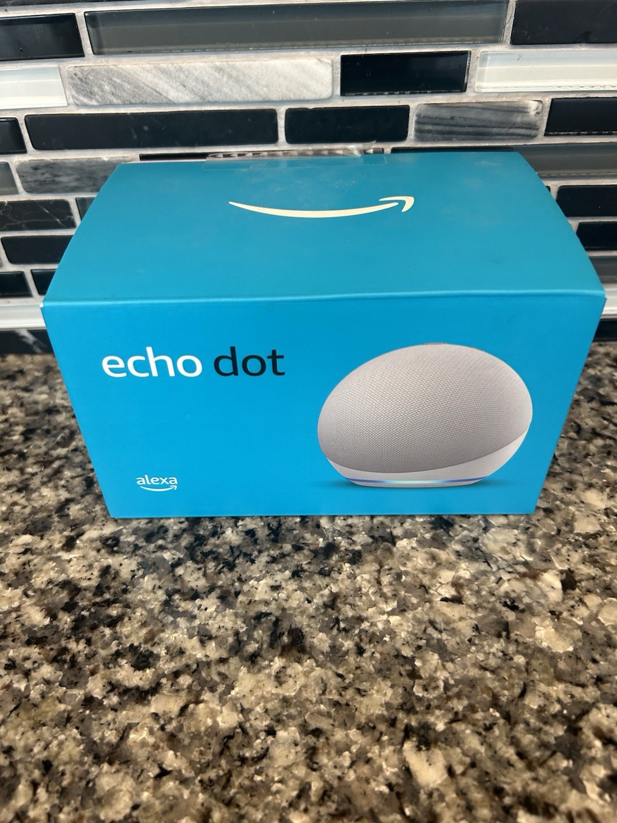 Echo Dot 4th Gen Smart Speaker With Alexa Glacier White Tested/Works In Box