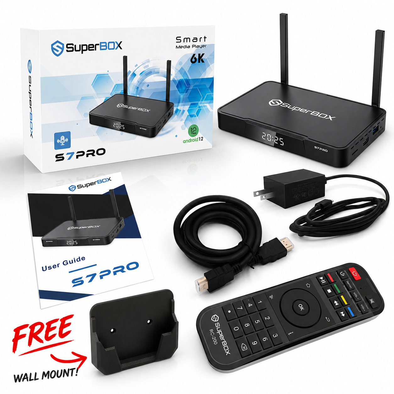 2026 SUPERBOX S7 PRO FREE WALLMOUNT! Same Day Shipping Match/Beat Anyone’s Price