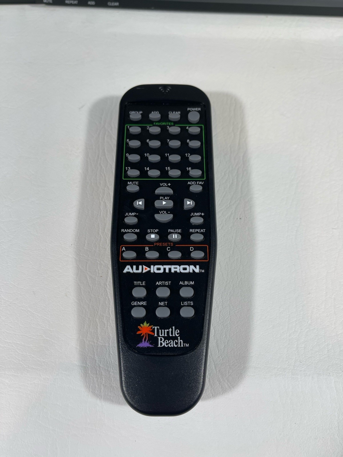 Turtle Beach Audiotron Hi-Fi Streaming Music Player TBS-3506-01E Remote – Works
