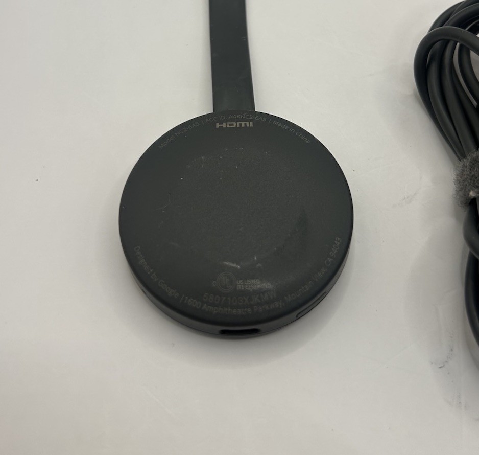 Google Chromecast 2nd Gen NC2-6A5 HDMI 1080p Streaming Device Good Condition