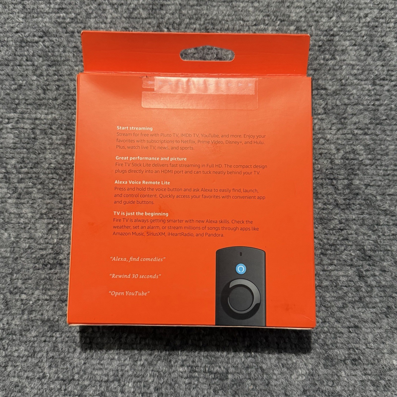 New & Sealed! Amazon Fire TV Stick Lite HD TV Remote Alexa Voice Control – NIB!