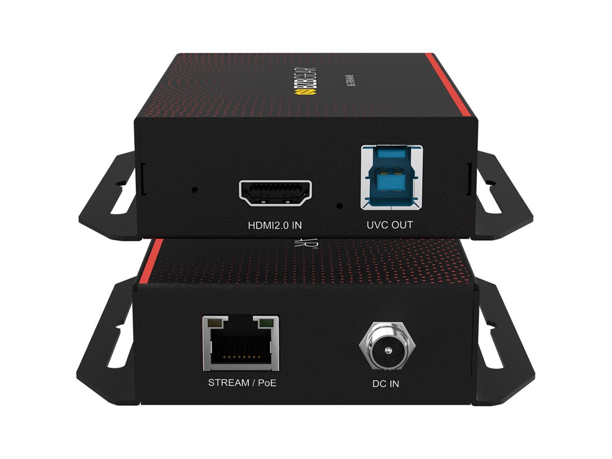 BZBGEAR HDMI to IP/UVC POE Encoder Supports H.264/H.265/AVC plus NDI Support