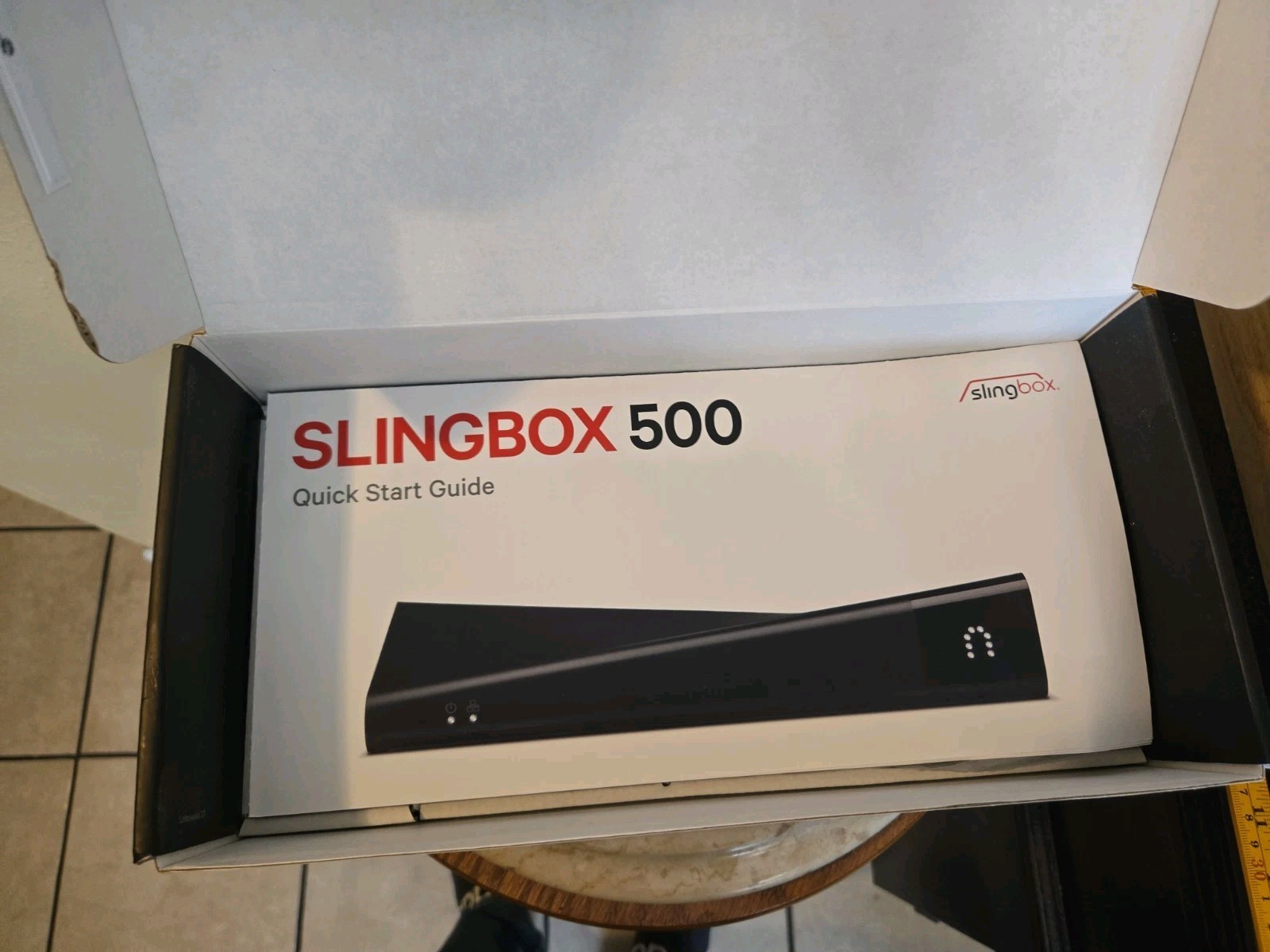 Sling Media Slingbox 500 Digital Media Streamer Complete IOB
