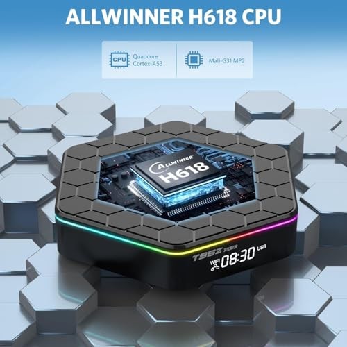 Android TV Box 12.0 4GB RAM 64GB ROM Allwinner H618 Smart Android Box Support