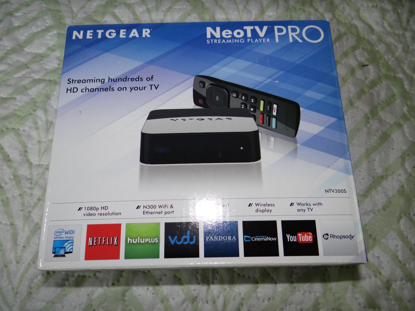Netgear NeoTV NTV300S PRO Digital HD 1080p Media Streamer Player New Open Box