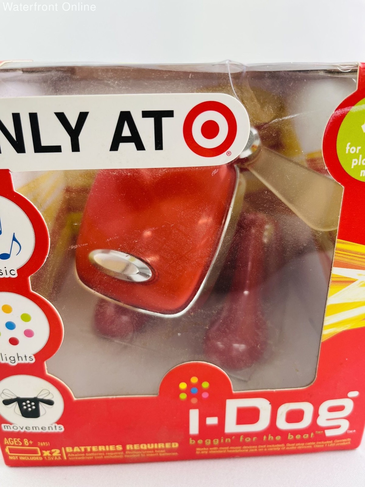 Hasbro I-Dog Red Interactive Music Player Toy Electronic Target Exclusive NIB