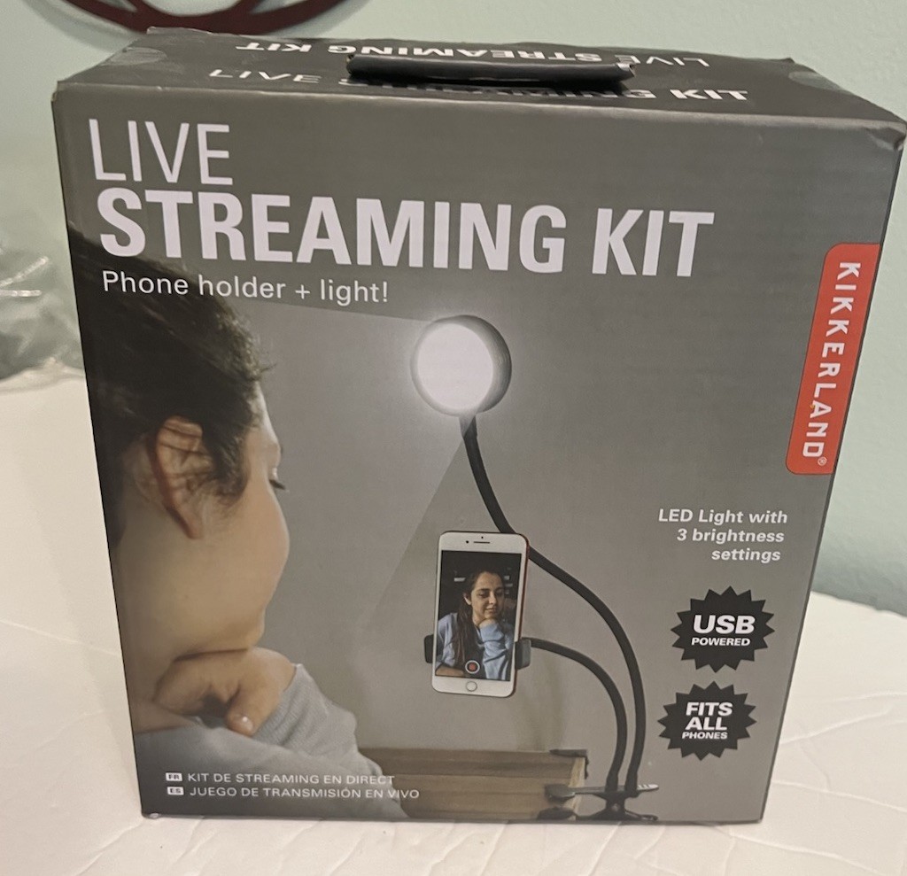 Live streaming kit Kirkland NEW in box