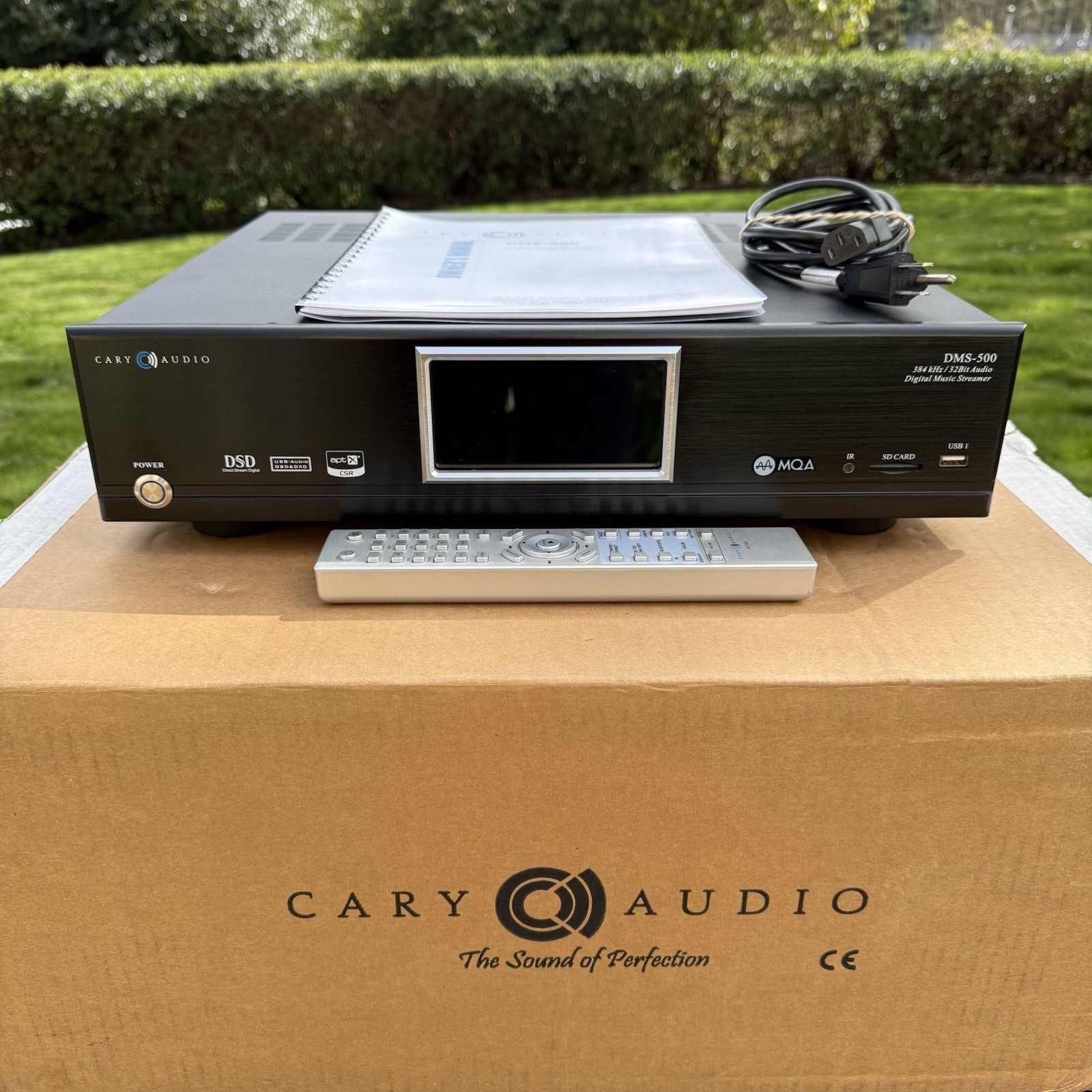 Cary Audio DMS-500 Black Network Player w/Remote Original Box