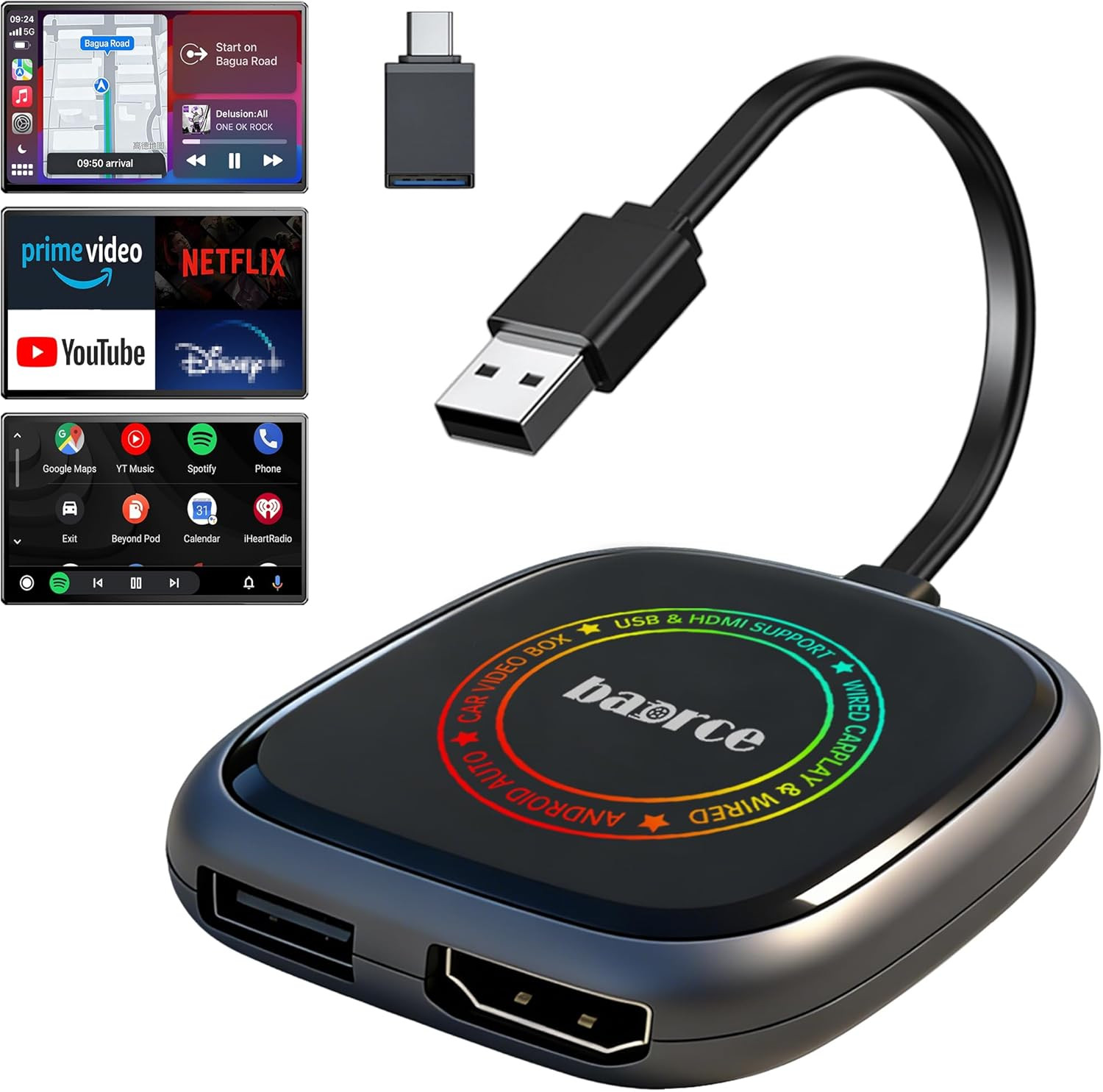 Magic Box 3.0 Max 2026 Upgrade – 32G Car Streaming Device with Netflix, Youtube,