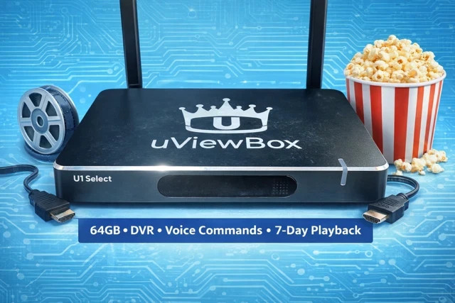 Free Give Away – uViewBox U1 Select 64GB. Compare Superbox S7 Max, Vseebox Plus