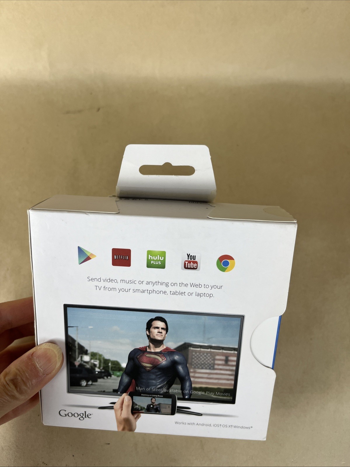 Google Chrome Chromecast 1st Generation 2013 HDMI Media Streamer WiFi TV