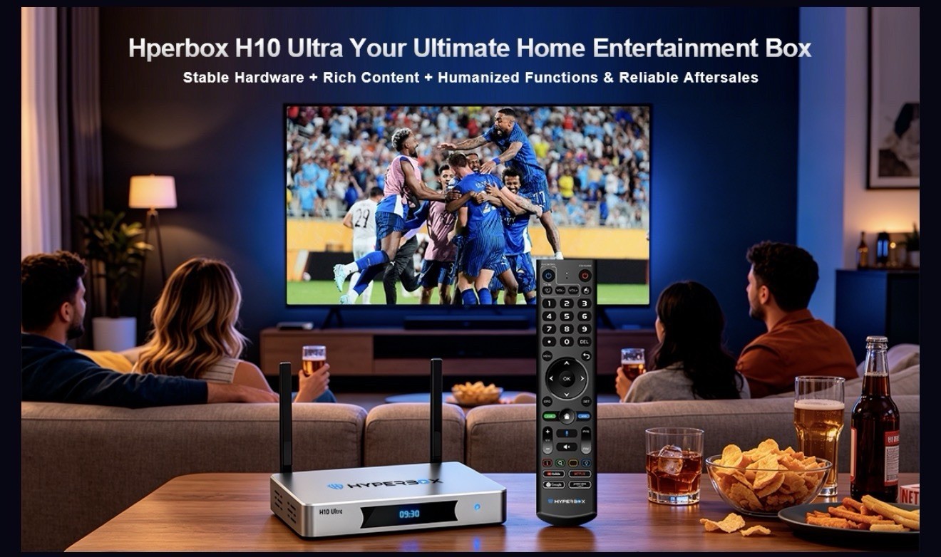 Hyperbox H10 Ultra 8K 4gb RAM 128GB ROM Android Streaming Smart Media Player