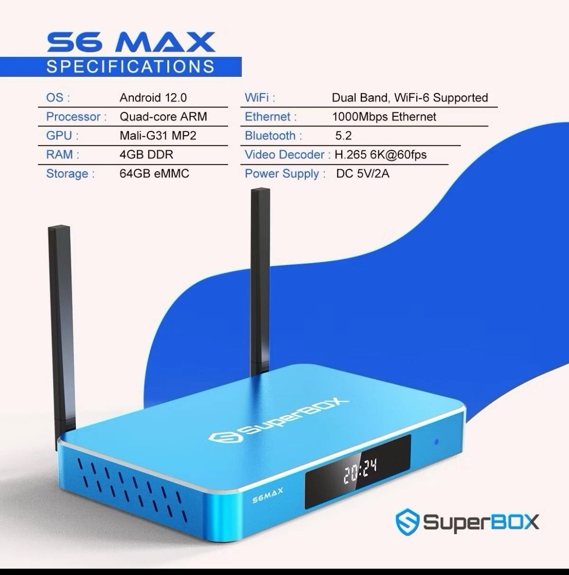 SuperBox S6 Max 2025 NEW Model