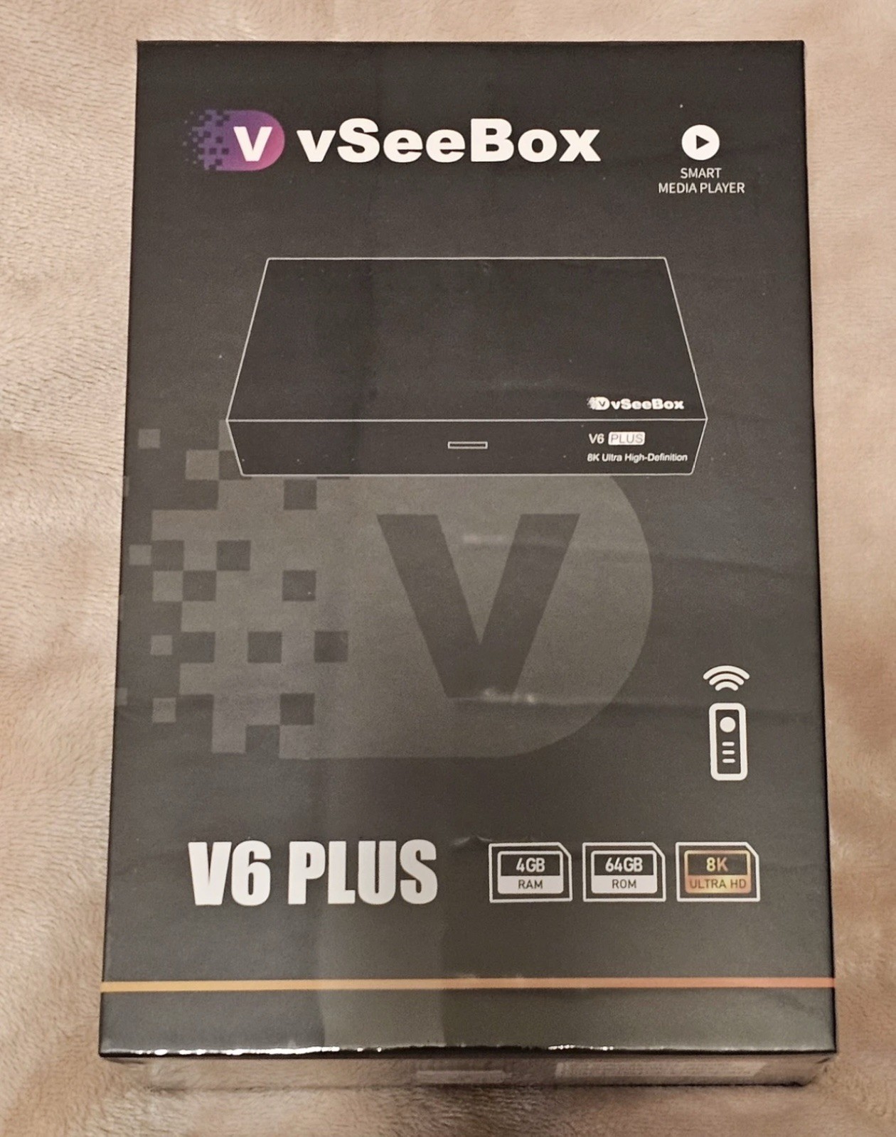 vSeeBox V6 Plus VSEE Android TV Box 64GB 8K HD – Free Shipping!