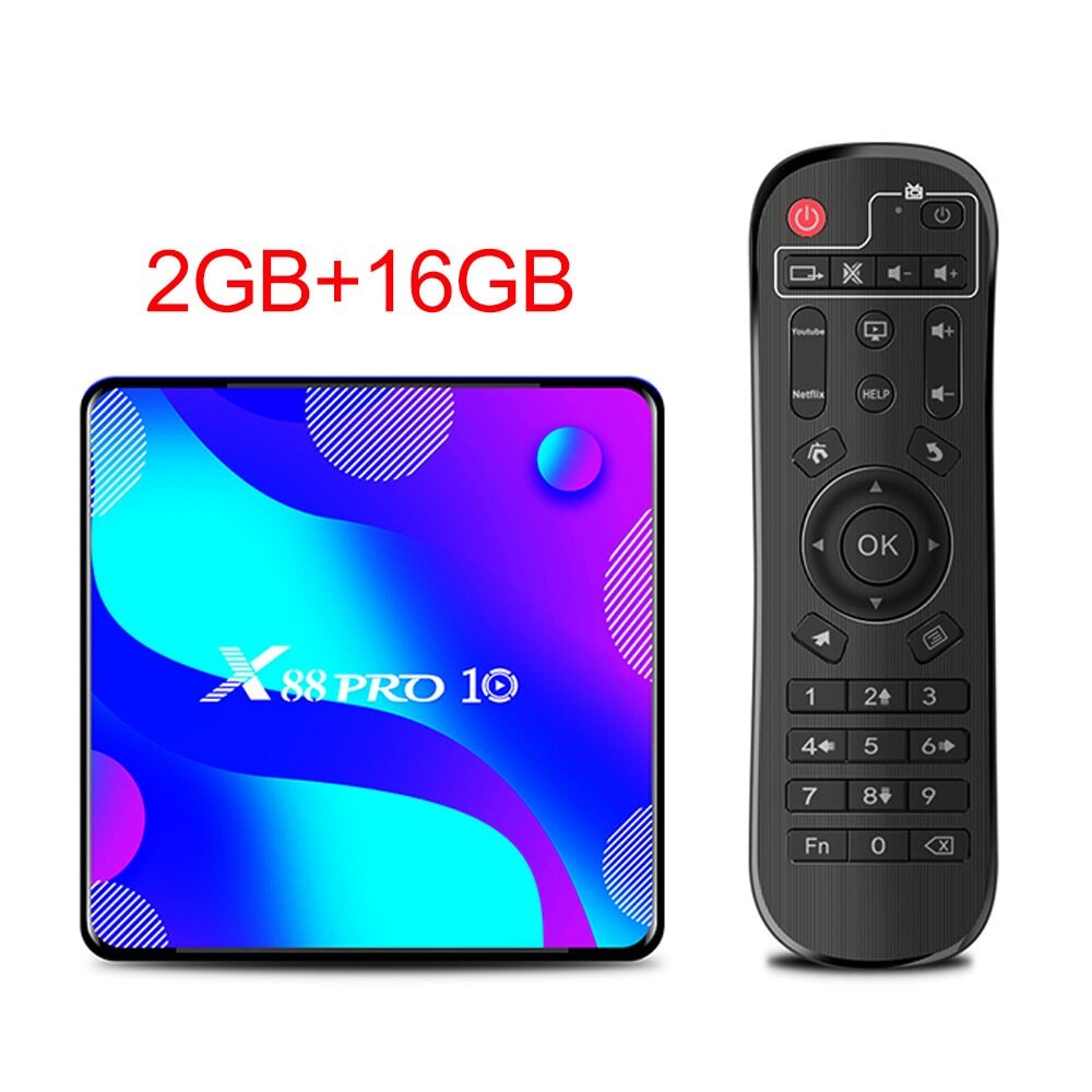 2020 TV Box Android 10 VONTAR X88 PRO 4GB 32GB 64GB Rockchip RK3318 4K 1080