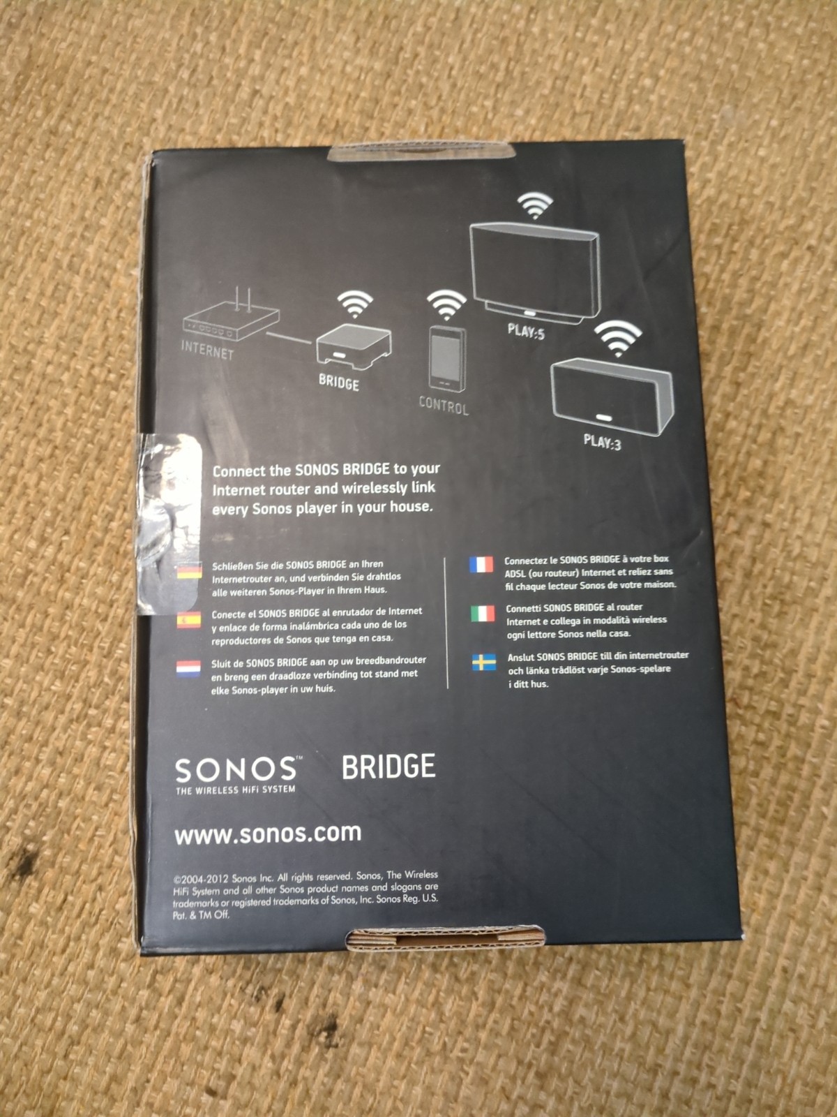 Sonos Bridge Wireless HiFi System – White